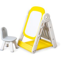 Easel with chair Mealux Felix Yellow